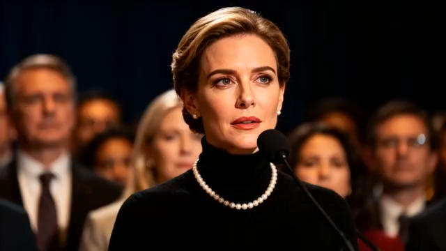  女性治家演讲特写1670#横屏 	 - 