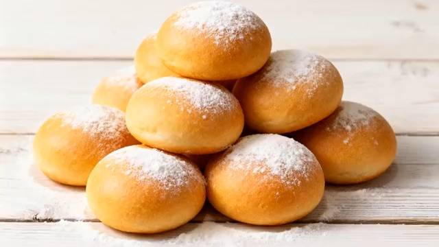  撒粉面包堆叠展示1865#横屏 	 