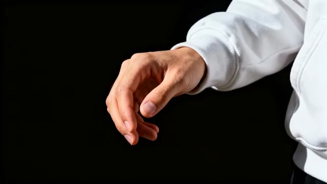  人物手部动作特写1838#横屏 	 