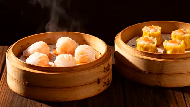  热气腾腾的粤式点心1827#横屏 	 -