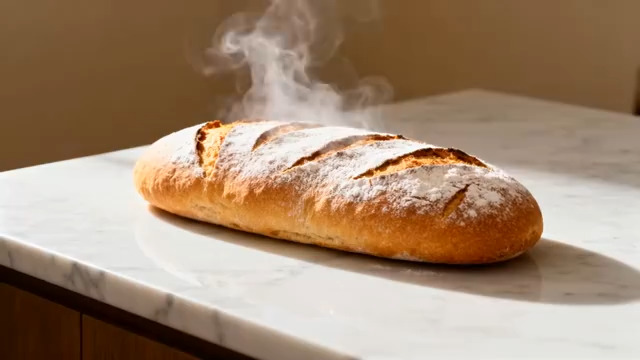  热气腾腾的棍面包1821#横屏 	 - 