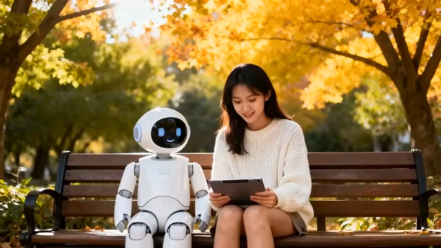  秋日里的AI伙伴时光1785#横屏 	 