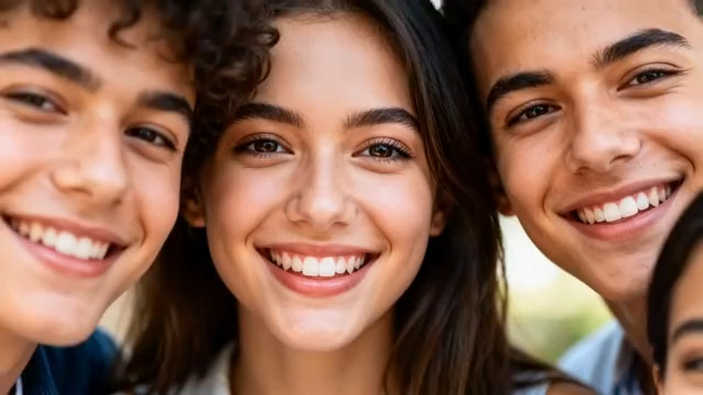  青春活力笑脸合集1723#横屏 	 