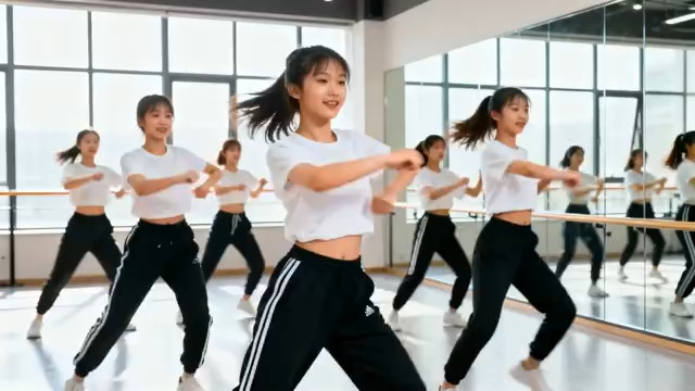  青春活力少女舞蹈团队1721#横屏 	 - 