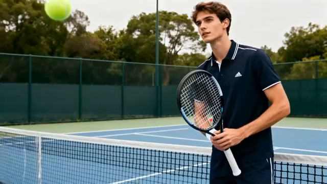  男子网球发球瞬间1630#横屏 	 