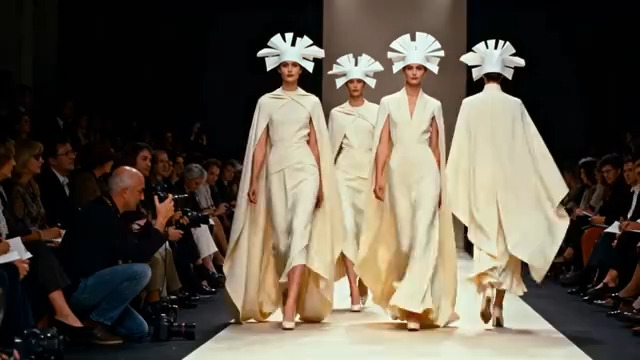  模特T台走秀展示1582#横屏 	 