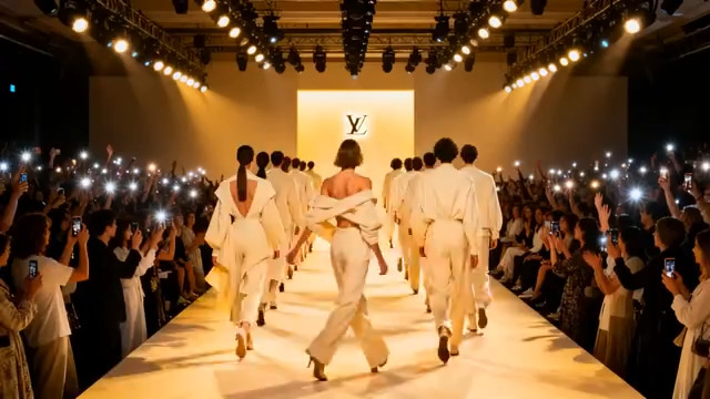  模特T台走秀现场1581#横屏 	 