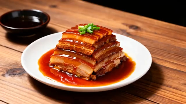  美味扣肉特写1547#横屏 	 