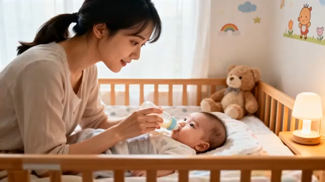  妈妈给婴儿喂奶温馨时刻1513#横屏 	 - 