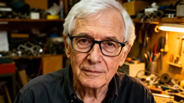  老工匠的专注眼神1425#横屏 	 -