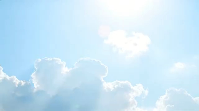  蓝天白云 阳光明媚1412#横屏 	 