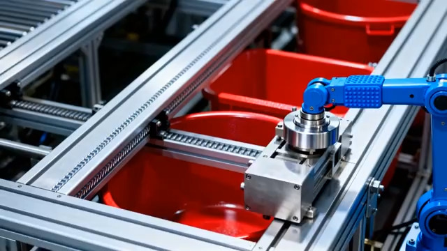  蓝色机械臂自动化分拣1395#横屏 	 -