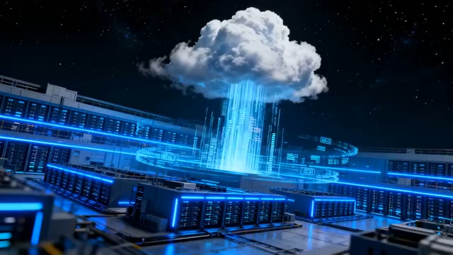  科技云数据中心动画1333#横屏 	 - 