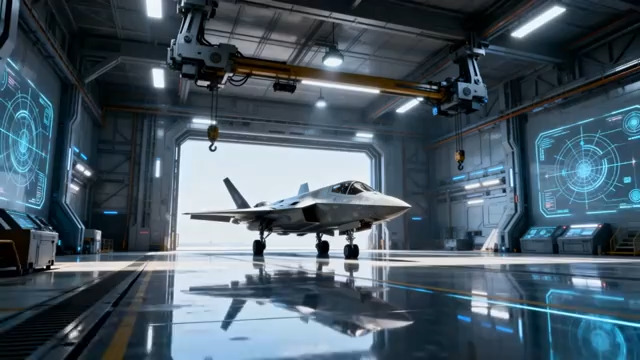  科幻机库展示1308#横屏 	 