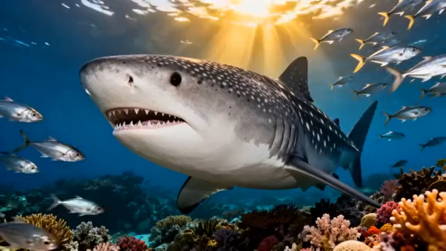  鲸鲨深海游弋1257#横屏 	 - 