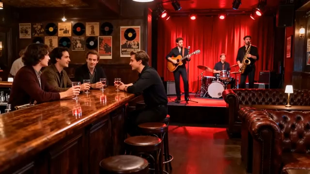  酒吧乐队现场1260#横屏 	 