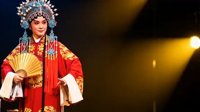  京剧小生舞台表演1248#横屏 	 