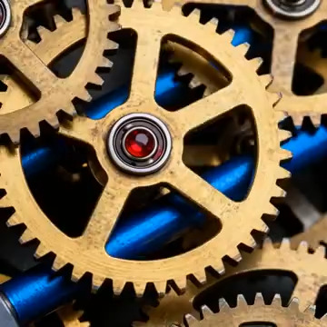  精密齿轮机械运转1252#横屏 	 