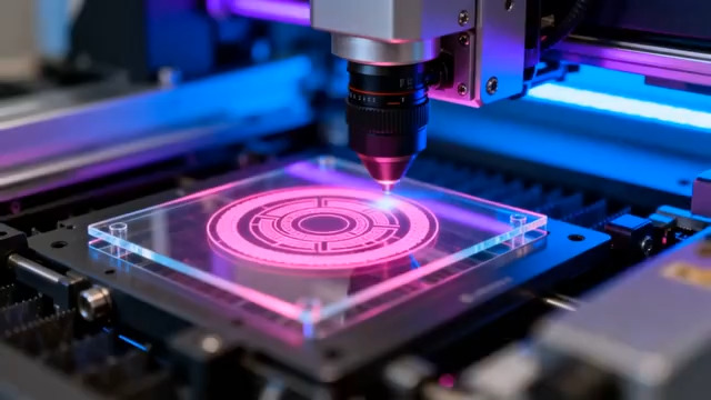  激光雕刻精密加工过程1032#横屏 	 