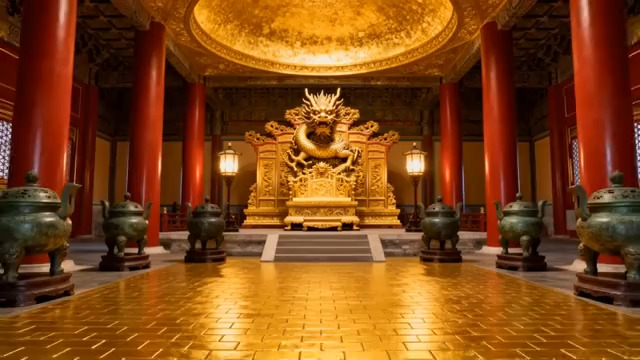  皇宫大殿内景978#横屏 	 