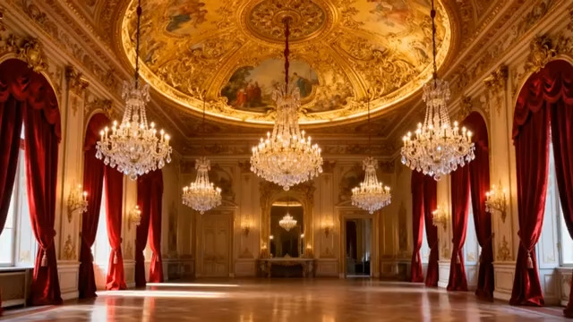  华丽欧式宫殿大厅969#横屏 	 