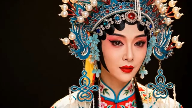  京剧青衣特写镜头1239#横屏 	 