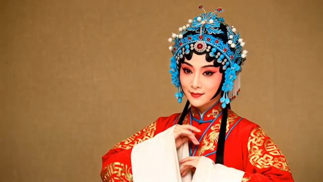  京剧花旦传统戏曲1219#横屏 	 