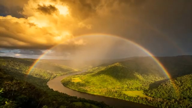  金色云端彩虹山谷1206#横屏 	 
