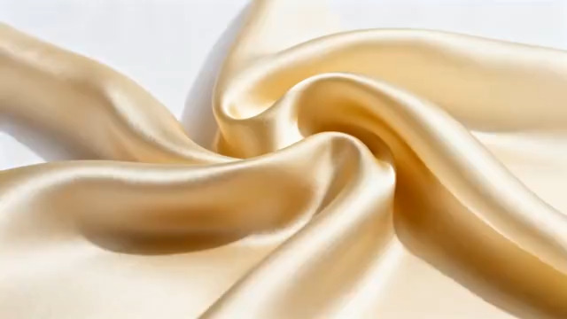  金色丝绸旋转特写1187#横屏 	 