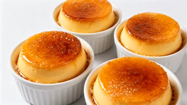  焦糖布丁特写1096#横屏 	 