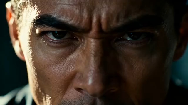  坚毅眼神特写1058#横屏 	 - 