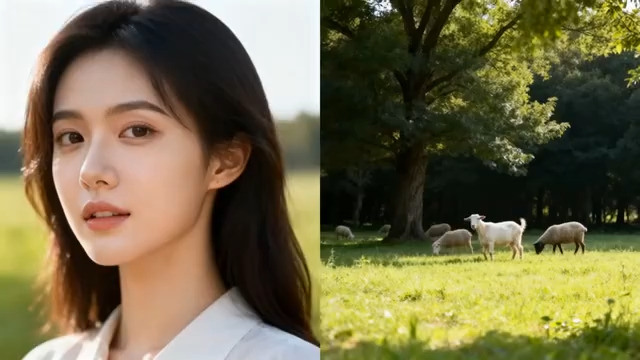  户外清新美女写真959#横屏 	 