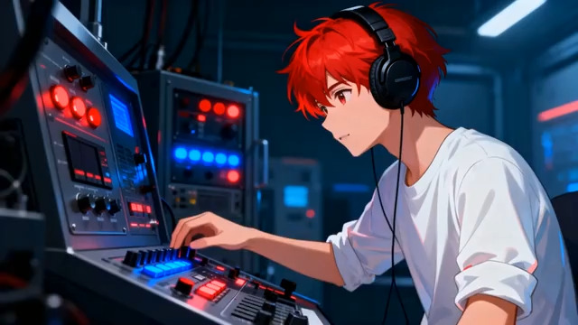  红发少年操作控制台873#横屏 	 