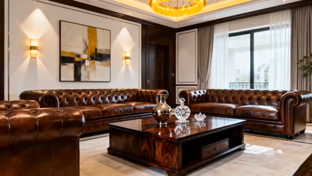  豪华客厅装修展示847#横屏 	 