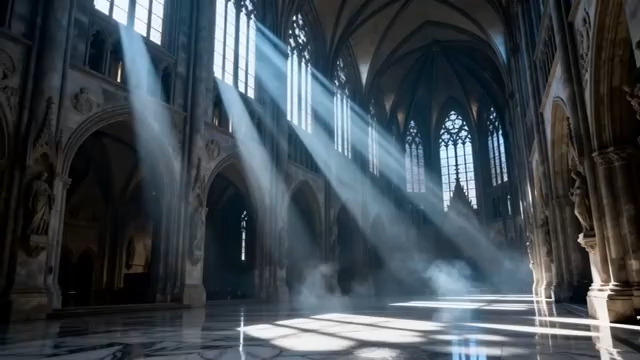  光影中的神秘黑袍人747#横屏 	 