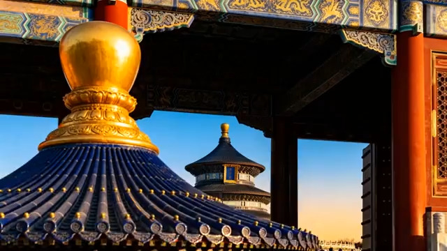  故宫金顶红柱延时728#横屏 	 