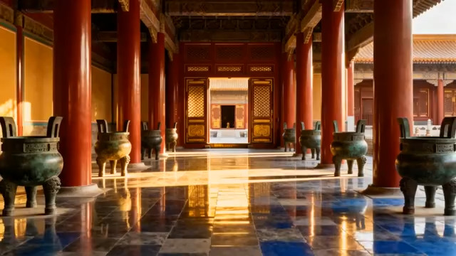  故宫宫殿内景展示718#横屏 	 