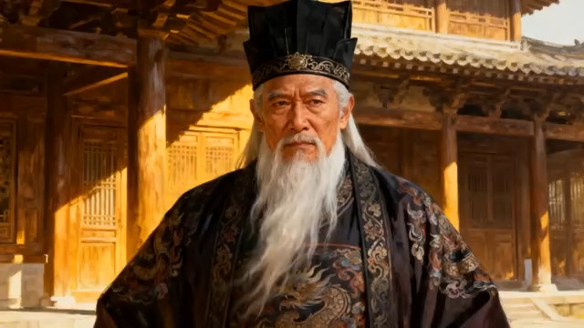  古装老者威严伫立705#横屏 	 - 