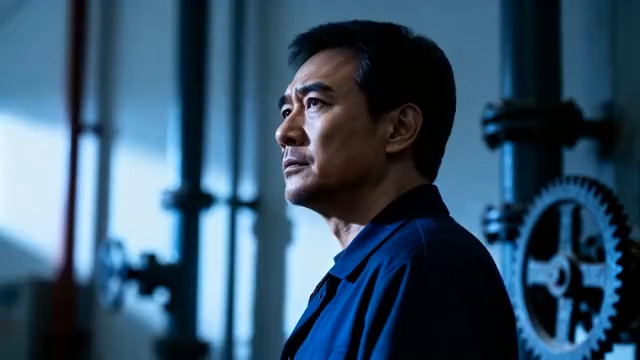  工厂工程师沉思镜头583#横屏 	 