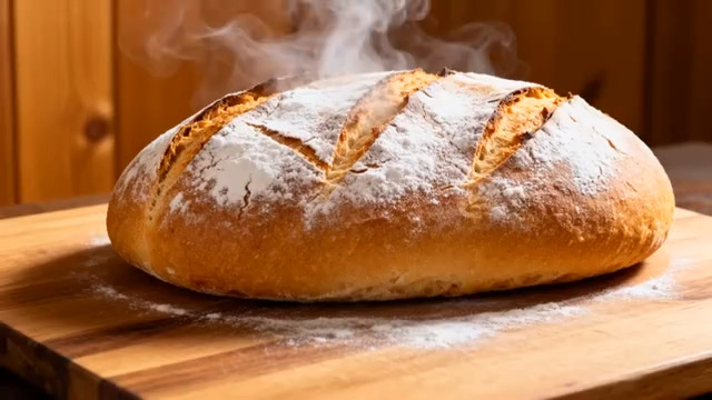  刚出炉的全麦面包552#横屏 	 