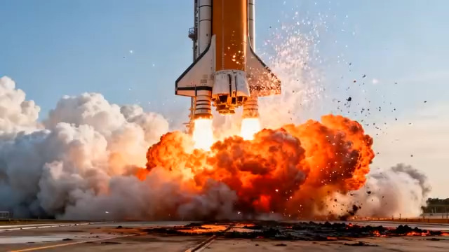  飞机发射瞬间476#横屏 	 