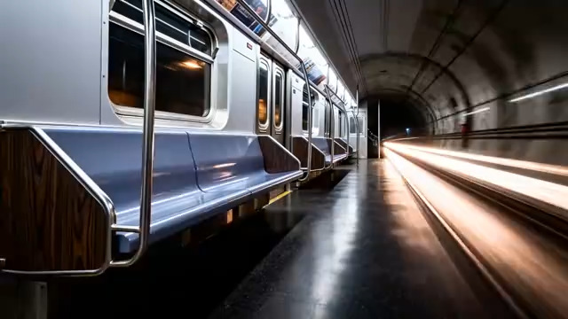  地铁隧道行驶视角391#横屏 	 -