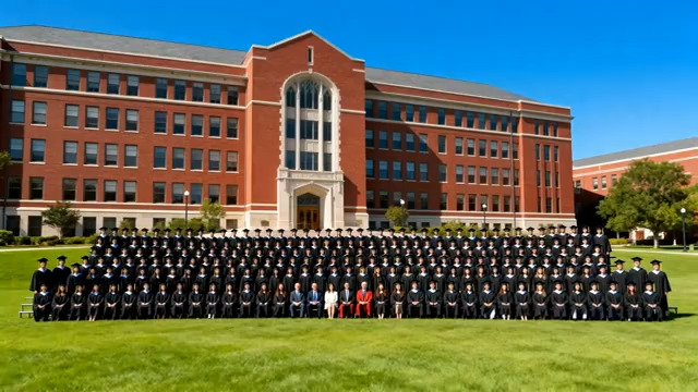  大学毕业典礼合影366#横屏 	 - 