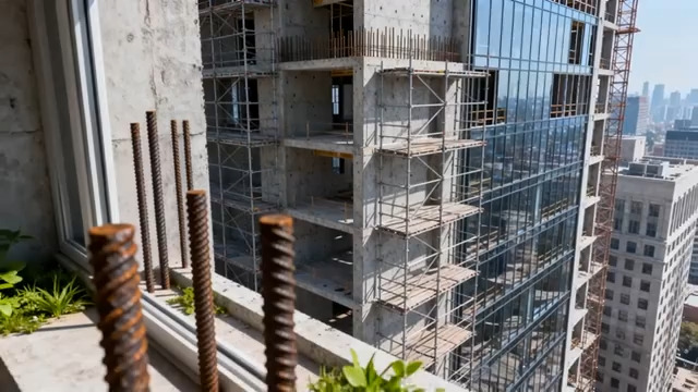  城市建筑施工进程246#横屏 	 