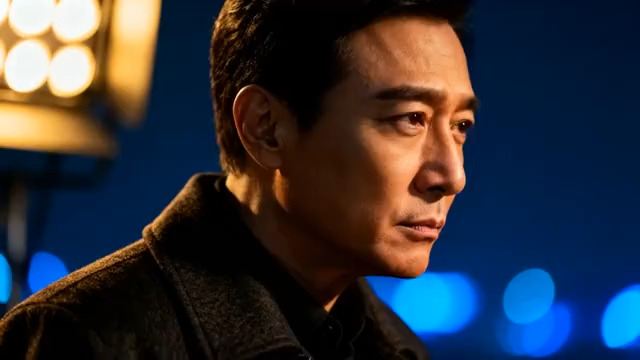  成熟男性沉思特写232#横屏 	 