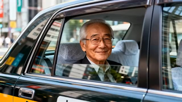  车内夕阳下的成熟男性177#横屏 	 