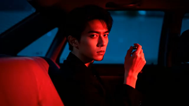  车内沉思的夜晚163#横屏 	 - 