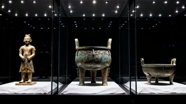  博物馆青铜器展柜陈列85#横屏 	 