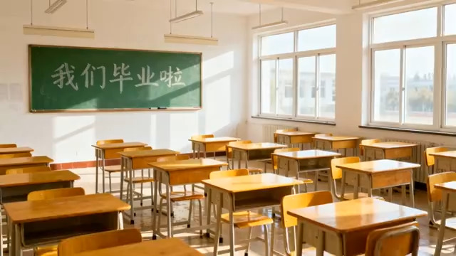  毕业季教室空镜58#横屏 	 