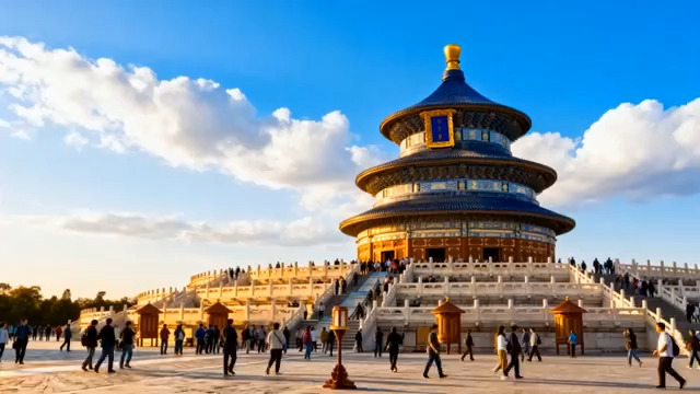  北京天坛祈年殿全景54#横屏 	 -